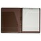 Dacasso Chocolate Brown Leather Standard Padfolio EI-3401 - alternate 4